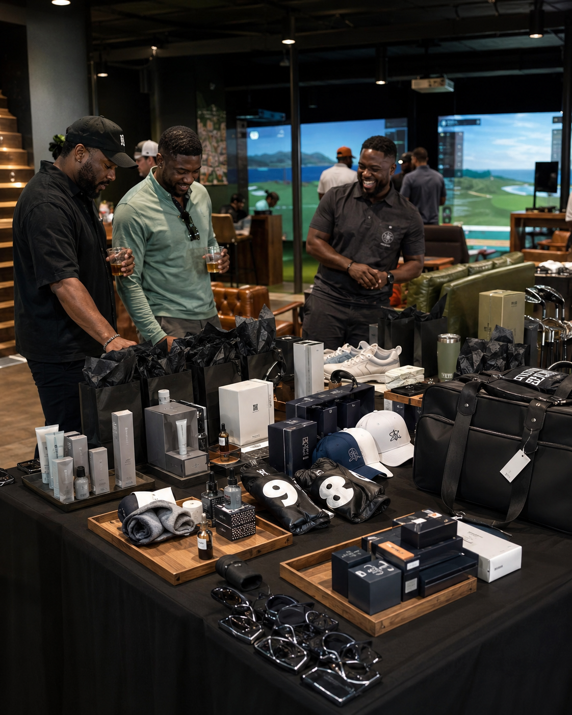 Premium giveaway items for On Par guests